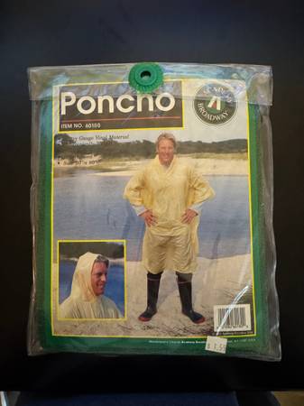 Poncho, never used or opened 1