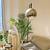 West Elm Sculptural Overarching Floor Lamp Black & Silver Ombre Shade 1 thumbnail