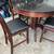Granite high top dining / pub table and 4 chairs 3 thumbnail