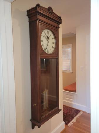 Self-winding Clock Co. Wall Regulator No. 9 Master Clock, New York, Ci 1
