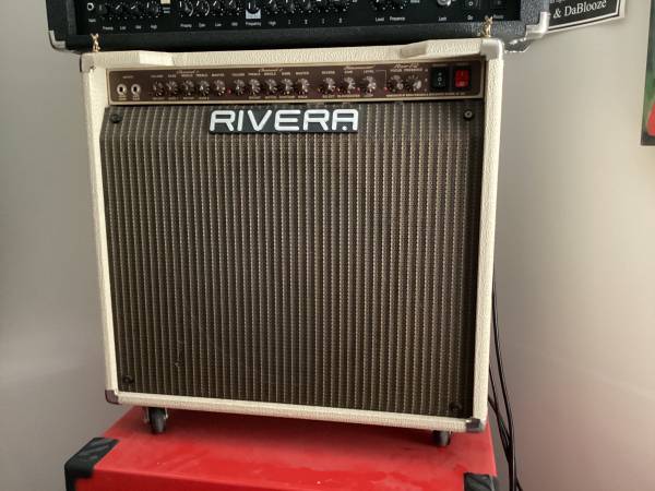 🎸 Rivera BM 100 15” EVM Speaker + Footswitch 🔥 1