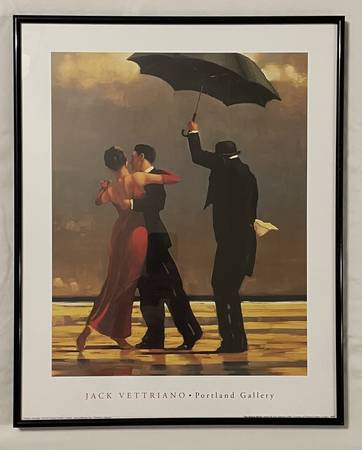 Framed Print of “The Singing Butler” by Jack Vettriano 1