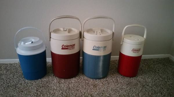 4 Coleman Water Jugs 1