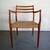 Vintage JL Moller #62 armchairs with cord seats - two available 11 thumbnail