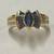 Beautiful 14k Yellow Gold Sapphire Ring 1 thumbnail