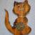 Clock- Cat shape design -solid wood 3 thumbnail