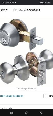 DOOR KNOBS AND DEADBOLTS INSTALLED 1