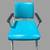 Vintage Mid Century Good Form Aluminum Armchair 3 thumbnail