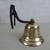 Vintage Brass Dinner/Farm Bell With Horseshoe Mount~Made In Japan 8 thumbnail