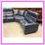 Ekornes Stressless Paradise Sectional In Navy Blue Aniline Leather 3 thumbnail