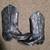 Justin Black Exotic Lizard Womens Boots 2 thumbnail