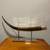 Vintage Antique Mounted Horn Display on Metal Stand 6 thumbnail