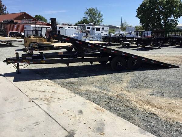 24’ Deck over Tilt Trailer for Rent 1