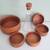 Vintage Teak Wood Salad Bowl Set & Decanter 2 thumbnail