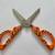 Cat Tiger Scissors Stainless Steel Japan Used Worn Vintage 5 thumbnail