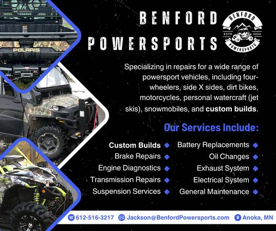 Powersports & Small Equipment Repair/Custom Build 1