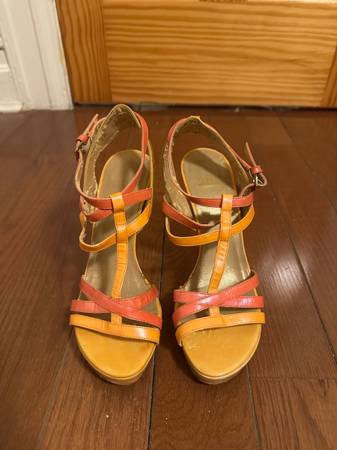 Stuart Weitzman pink & purple pumps 1