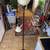 6 Foot Double Light Bronze Color Floor Lamp w/ Glass Shades 11 thumbnail