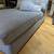 FREE IKEA GREY FABRIC CHAISE LOUNGER/FAINTING COUCH W/ACCENT PILLOWS 3 thumbnail