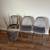 Gray gold velvet dining chairs 3 thumbnail
