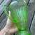 Epic Uranium Glass Art Deco Pitcher 7 thumbnail