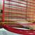 Red  full size steel bed frame 5 thumbnail