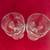 Chimay Beer Glass Chalice Stemmed 16 oz Silver Rimmed Set of Two 2 thumbnail