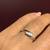 White Gold Ring (Size 5) with 3 Natural Diamonds Stones 8 thumbnail