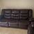 Lesley Brown Leather Recliner Sofa Set 2 thumbnail