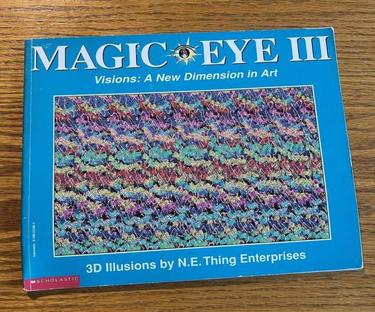 Magic Eye III Eye Illusions Vintage Children's Book 1