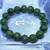Natural Burmese Jadeite jade icy typeA green Bracelet 13.6 mm beads. 1 thumbnail