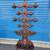 antique wood hall tree stand coat hat umbrella stand rack victorian 1 thumbnail