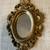 Vintage 1960s New Haven Ornate Gold Oval Clock & Mirrors Burwood Works 8 thumbnail