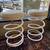 The Helix Company Steel Spring Stool White Vintage 1980’s Postmodern 1 thumbnail