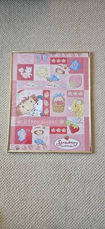 Vintage Strawberry Shortcake Picture Frame 1