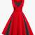 Women's Audrey Hepburn Vintage Style Rockabilly Swing Dress 1 thumbnail