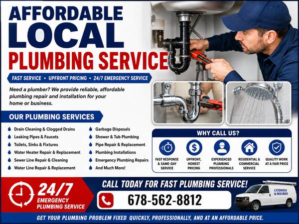 💥PLUMBING PROBLEMS-Clogged Drain-Leaking Pipe-Water Heater? Fixed NOW 1