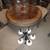 Large Round Glass Top Dining Table w/6 Chairs 2 thumbnail
