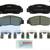 BOSCH BC465A QuietCast Premium Ceramic Disc Brake Pad Set honda 2 thumbnail
