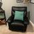 Black Pleather Recliner 1 thumbnail