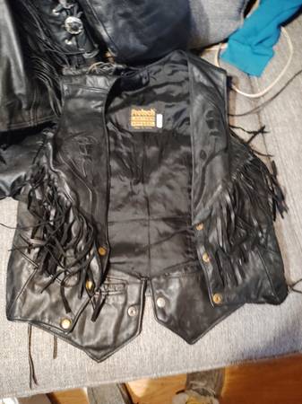 Leather vest ladys 1
