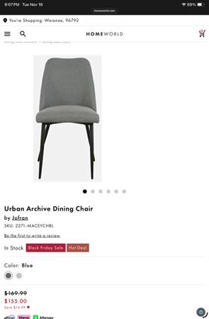 HOMEWORLD 6 Dining chairs 1
