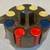 Catalin Poker Chip Holder 200 Marble look Lazy Susan / Original Box! 4 thumbnail