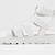 Aldo Glassy Sandals womens sz 6 white gladiator style 3 thumbnail