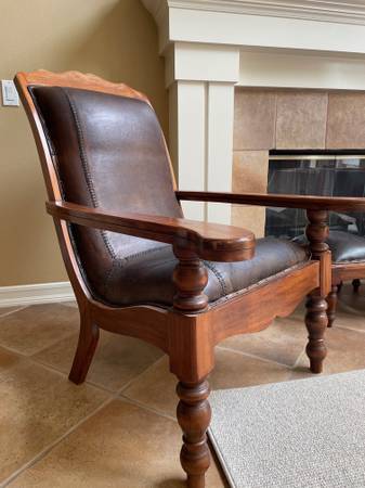 Indian (Planters) Chair with foot stool 1