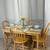 Solid Wood Dining Table With 4 Spindle Back Chairs 12 thumbnail