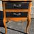 Vintage Leather Top 1 Drawer French Provincial End Table Nightstand 4 thumbnail