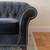 Arhaus blue velvet couch 4 thumbnail