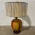 Vintage Mid Century Modern Glazed Ceramic Table Lamp w/ New Shade 2 thumbnail