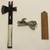 ANTIQUE TOOLS :RARE 1950's HATCHET: 1981 BUCKLE: 50's BRASS & WOOD - $ 1 thumbnail